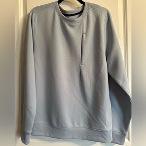 VRST Men's Pinnacle Fleece Crew - Faded Boue